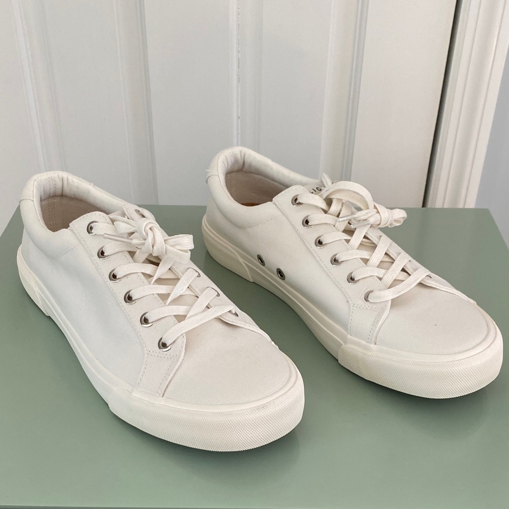 New Republic / Men’s Classic Canvas Sneakers / White / 11